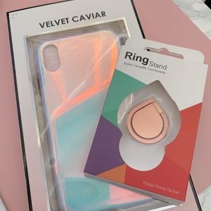 Velvet Caviar Holographic iPhone XR phone case